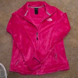 North face fuzzy jacket